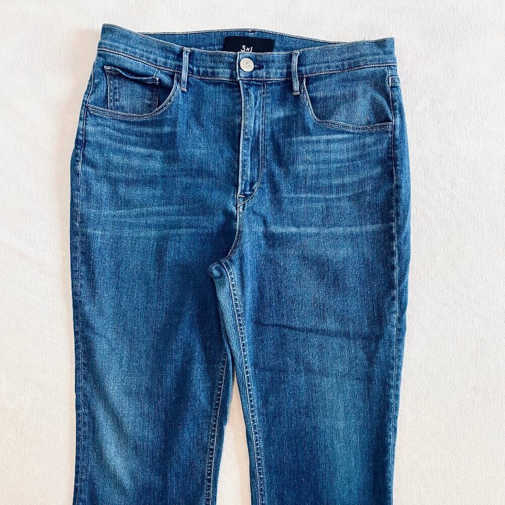 3X1 NYC jeans 31 high high waisted staight leg selvedge - Picture 2 of 10